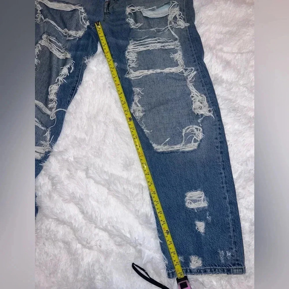 Ben Taverniti Unravel Project Distressed Jeans size 31/32 EXTREMELY RARE - Picture 5 of 5